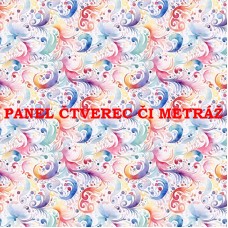 Látkový panel  či metráž kolekce PAISLEY  319-56