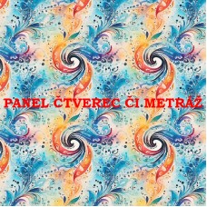 Látkový panel  či metráž kolekce PAISLEY  319-59
