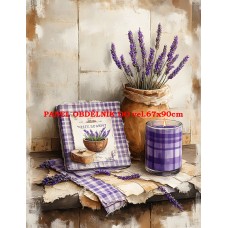 Látkový panel  kolekce LEVANDULE 332-412