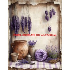 Látkový panel  kolekce LEVANDULE 332-414