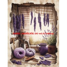 Látkový panel  kolekce LEVANDULE 332-415