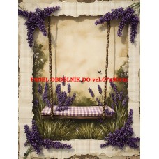 Látkový panel  kolekce LEVANDULE 332-416