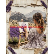 Látkový panel  kolekce LEVANDULE 332-417