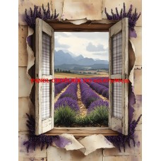 Látkový panel  kolekce LEVANDULE 332-420