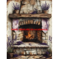 Látkový panel  kolekce LEVANDULE 332-428