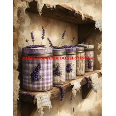 Látkový panel  kolekce LEVANDULE 332-449