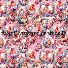 Látkový panel  či metráž kolekce VELIKONOČNÍ 349-1