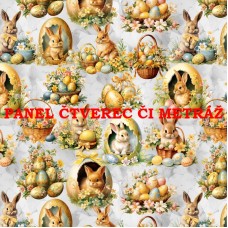 Látkový panel  či metráž kolekce VELIKONOČNÍ 349-135