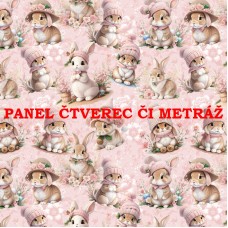 Látkový panel  či metráž kolekce VELIKONOČNÍ 349-87