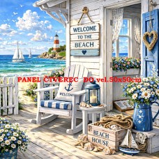 Látkový panel  kolekce  NA PLÁŽI 375-305