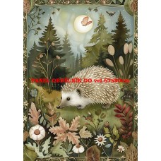 Látkový panel kolekce MAGICKÝ LES 399-5