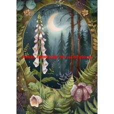 Látkový panel kolekce MAGICKÝ LES 399-65