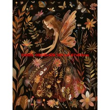 Látkový panel kolekce MAGICKÝ LES - MYSTICKÉ VÍLY  399-75