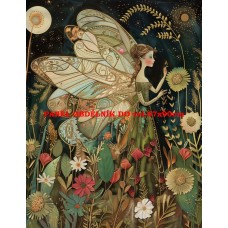 Látkový panel kolekce MAGICKÝ LES - MYSTICKÉ VÍLY  399-77