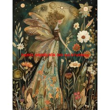 Látkový panel kolekce MAGICKÝ LES - MYSTICKÉ VÍLY  399-78