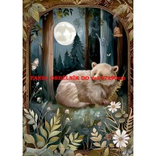 Látkový panel kolekce MAGICKÝ LES 399-8