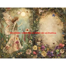 Látkový dvojpanel - kolekce MAGICKÝ LES - MYSTICKÉ VÍLY 399-90