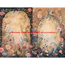 Látkový dvojpanel - kolekce MAGICKÝ LES - MYSTICKÉ VÍLY 399-91