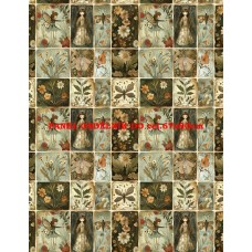 Látkový panel kolekce MAGICKÝ LES - MYSTICKÉ VÍLY  399-92