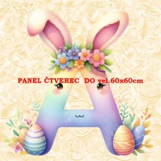 Látkový panel kolekce PÍSMENA VELIKONOCE 424-277