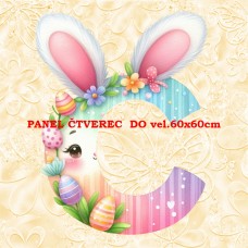 Látkový panel kolekce PÍSMENA VELIKONOCE 424-279