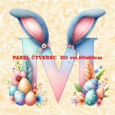 Látkový panel kolekce PÍSMENA VELIKONOCE 424-289