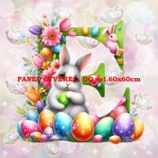 Látkový panel kolekce PÍSMENA VELIKONOCE 424-308