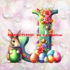 Látkový panel kolekce PÍSMENA VELIKONOCE 424-313