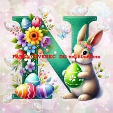 Látkový panel kolekce PÍSMENA VELIKONOCE 424-317