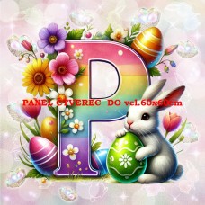 Látkový panel kolekce PÍSMENA VELIKONOCE 424-319