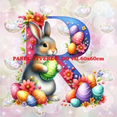 Látkový panel kolekce PÍSMENA VELIKONOCE 424-321