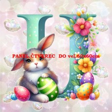 Látkový panel kolekce PÍSMENA VELIKONOCE 424-324