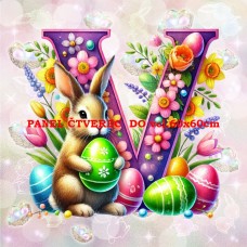 Látkový panel kolekce PÍSMENA VELIKONOCE 424-325