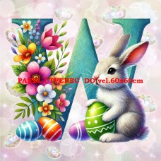 Látkový panel kolekce PÍSMENA VELIKONOCE 424-326