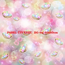 Látkový panel kolekce PÍSMENA VELIKONOCE 424-331