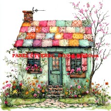 BAVLNĚNÝ PANEL  25x25 cm  flp684