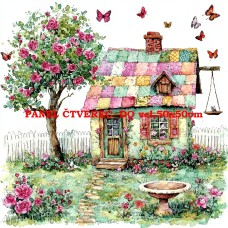 BAVLNĚNÝ PANEL  25x25 cm  flp692