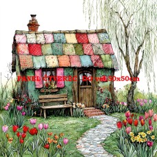 BAVLNĚNÝ PANEL  25x25 cm  flp696