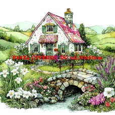 BAVLNĚNÝ PANEL  25x25 cm  flp702