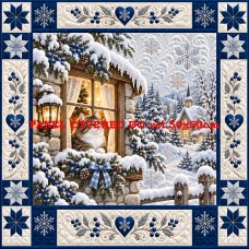 Látkový panel kolekce PATCHWORK VÁNOCE  441-1887