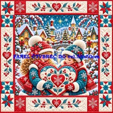 Látkový panel kolekce PATCHWORK VÁNOCE  441-2015