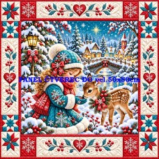 Látkový panel kolekce PATCHWORK VÁNOCE  441-2019