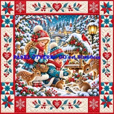 Látkový panel kolekce PATCHWORK VÁNOCE  441-2020