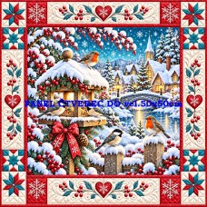 Látkový panel kolekce PATCHWORK VÁNOCE  441-2022