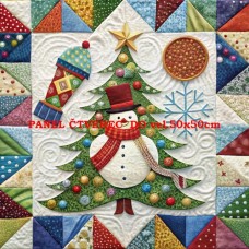 Látkový panel kolekce PATCHWORK VÁNOCE  441-475