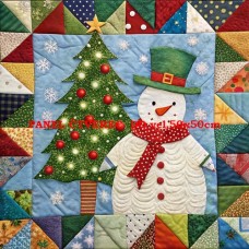Látkový panel kolekce PATCHWORK VÁNOCE  441-476