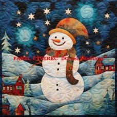Látkový panel kolekce PATCHWORK VÁNOCE  441-513