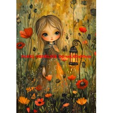 BAVLNĚNÝ PANEL 7x10 cm  hol108