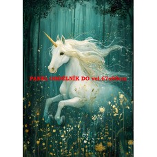 Látkový panel  kolekce ZELENÁ VÍLÍ POHÁDKA  494-116