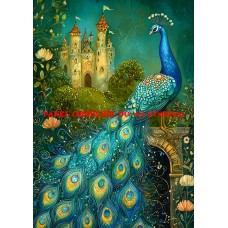 Látkový panel  kolekce ZELENÁ VÍLÍ POHÁDKA  494-12